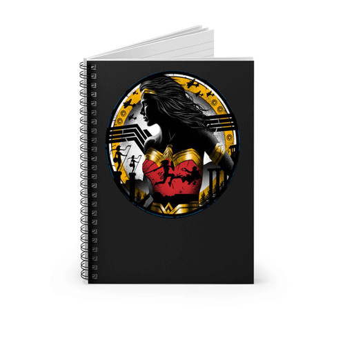 Wonder Woman Logo Art Spiral Notebook