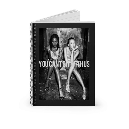 You Cant Sit With Us Sexy Girls Retro Spiral Notebook