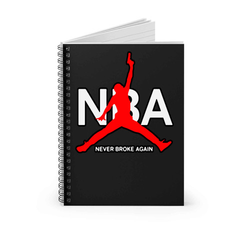 Youngboy Never Broke Again Nba Logo Air Spiral Notebook