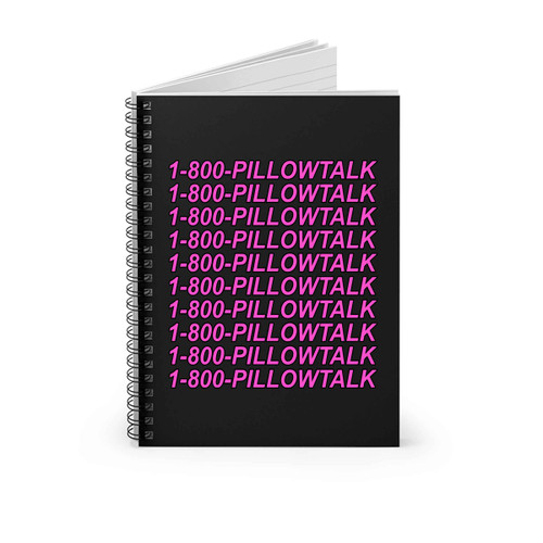 Zayn Pillowtalk Spiral Notebook