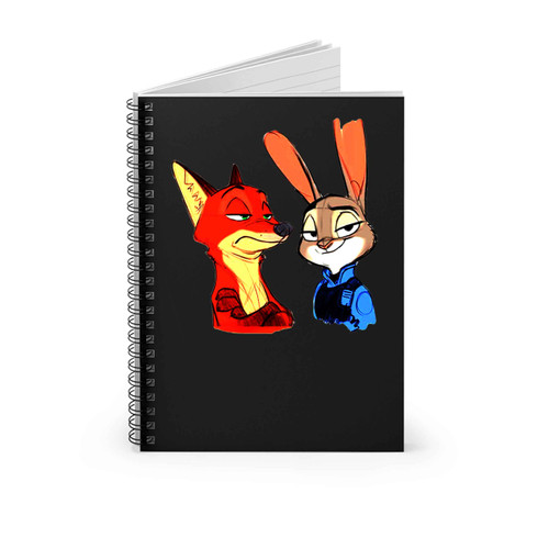 Zootopia Funny Expressions Spiral Notebook