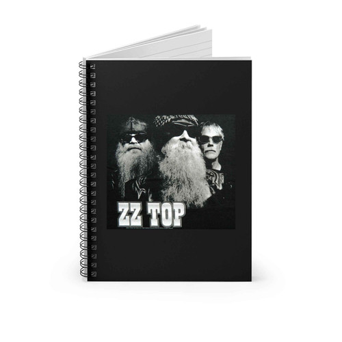 Zz Top Black And White Photo Tour 2012 Spiral Notebook