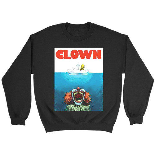 Horror Clown The Jaws Sweatshirt