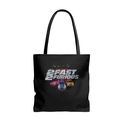 2 Fast 2 Furious Movie Logo Tote Bags