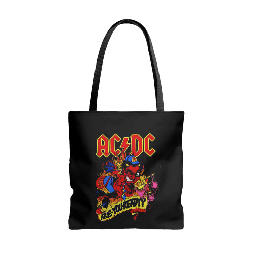 Acdc Are You Ready Design Tote Bags