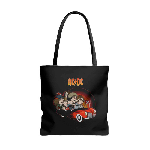 Acdc Members For Those About To Rock Tote Bags