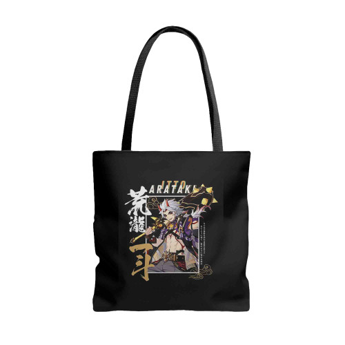 Arataki Itto Genshin Impact Vintage Tote Bags