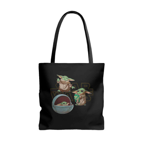 Baby Yoda Grogu Tote Bags