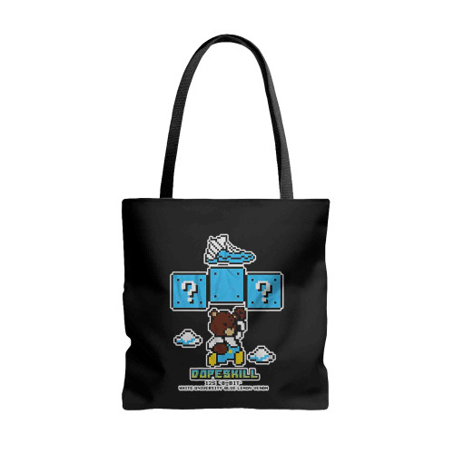 Bear Pixel Tote Bags