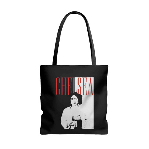 Chelsea The Afterparty Scarface Parody Tote Bags
