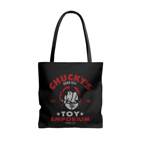 Chuckys Toy Emporium Tote Bags