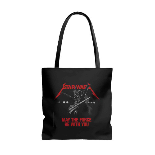 Darth Vader Heavy Metal Metallica Tote Bags