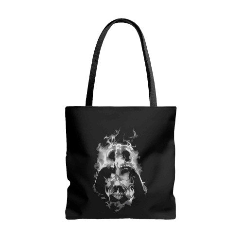 Darth Vader Smoke Graphic Christmas Tote Bags