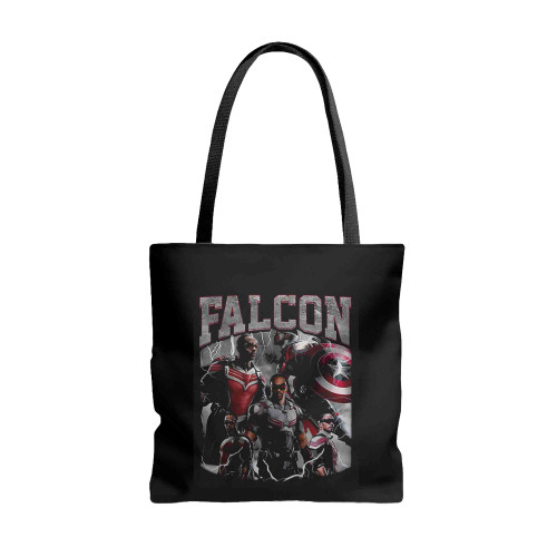 Falcon Poster Marvel Avenger Tote Bags