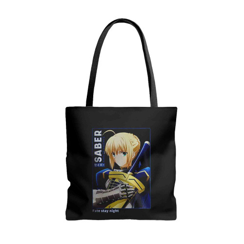 Fate Stay Night Saber Anime Fate Stay Night Tote Bags