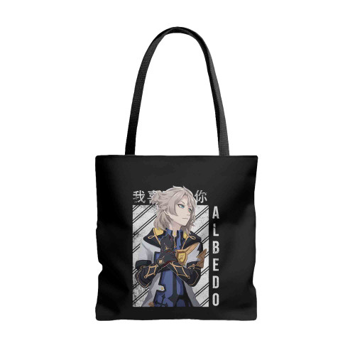 Genshin Impact Albedo Tote Bags