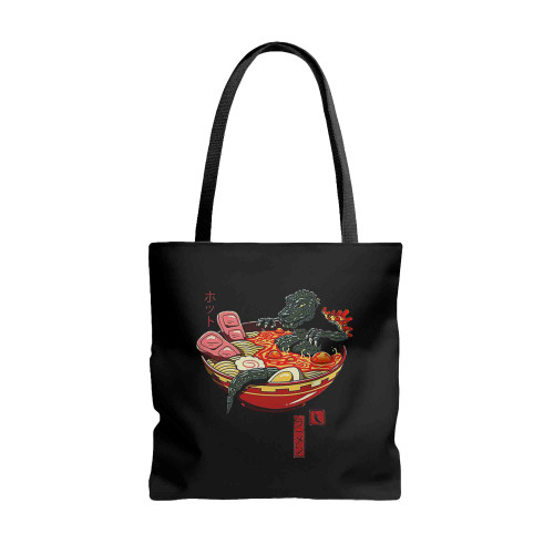 Godzilla Kaiju Ramen Godzilla Is My Spirit Animal Tote Bags Godzilla Kaiju Ramen Godzilla Is My Spirit Animal Tote Bags
