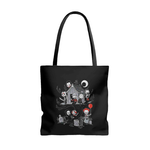 Horror It Friday 13Th Saw Freddy Krueger Tote Bags