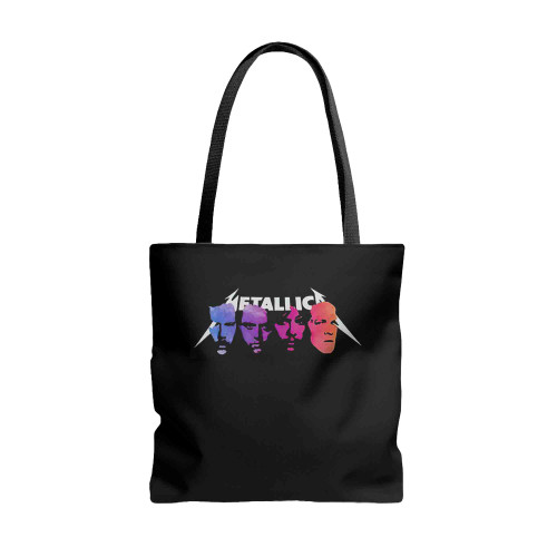 Metallica Band Four Member Retro Tote Bags