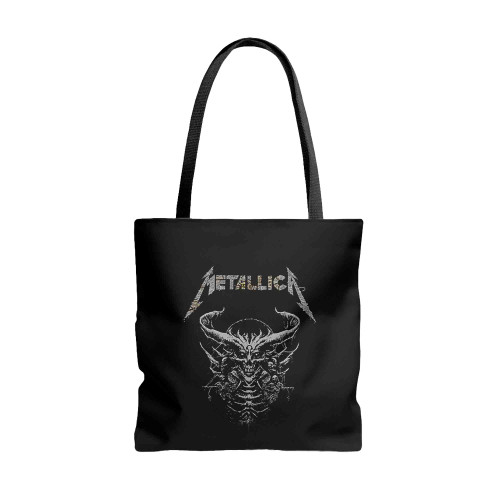 Metallica Skull Tour 2022 Vintage Tote Bags