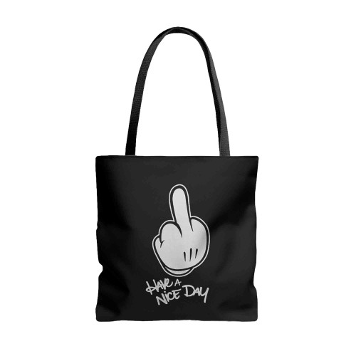 Mickey Mouse Have A Nice Day Tote Bags