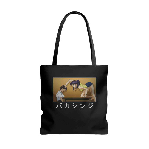 Misato Katsuragi And Ikari Shinji Anime Tote Bags