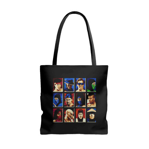 Mortal Kombat Logo Art Tote Bags