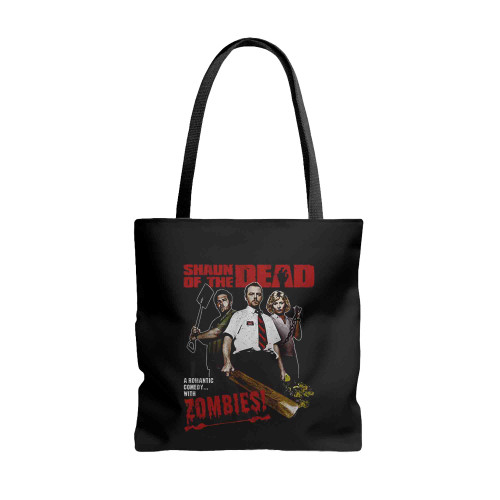 Shaun Of The Dead Romantic Comedy With Zombies Tote Bags