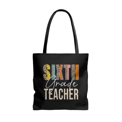 Sixth Grade Teacher Back To School Tote Bags
