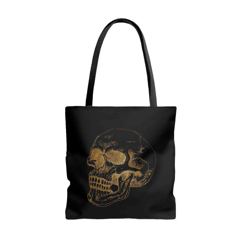 Skeleton Skull Goth Tote Bags