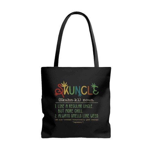 Skuncle Like A Regular Uncle But More Chill Funny Tote Bags