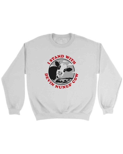 I Stand With Devin Nunes Cow Sweatshirt