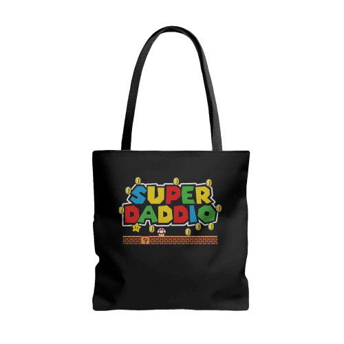 Super Daddio Super Mario Tote Bags