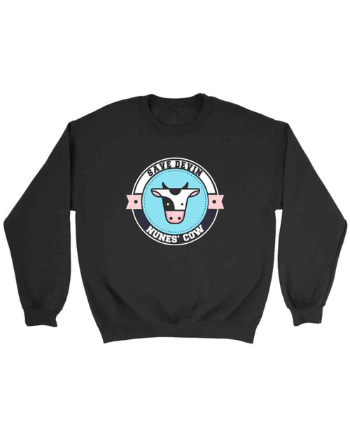 Save Devin Nunes Cow Art Sweatshirt