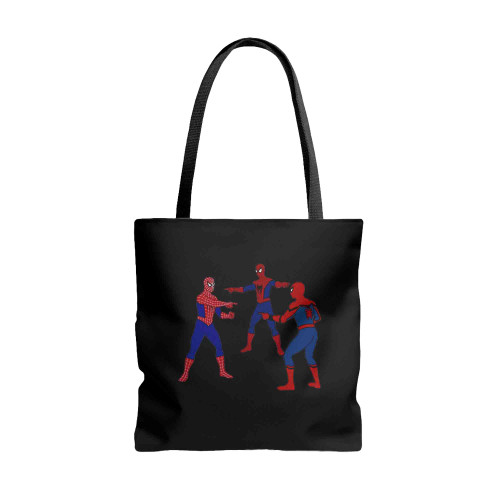 Three Spidey Meme Tote Bags Three Spidey Meme Tote Bags