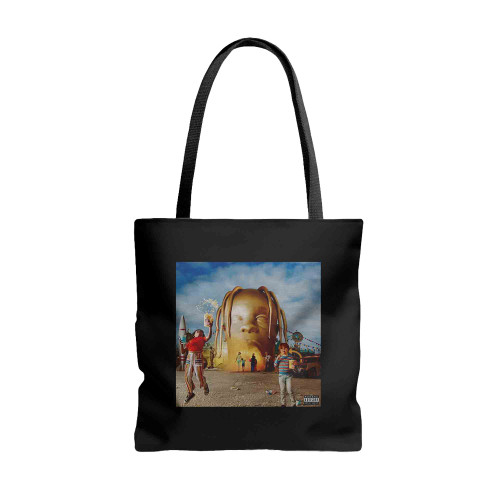 Travis Scott Astroworld Album Logo Tote Bags