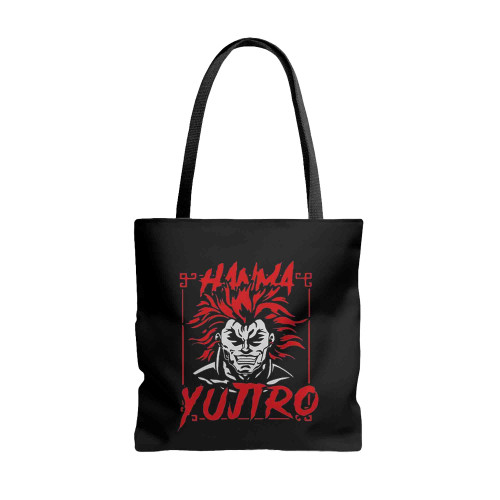 Vintage Yujiro Hanma Baki Hanma Bakii The Grrappler Tote Bags