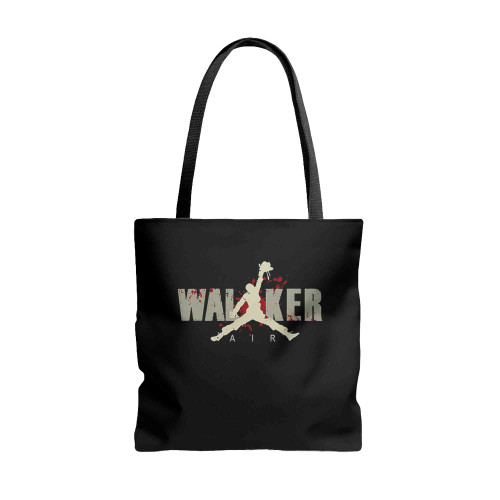 Walking Dead Zombie Air Jordan Tote Bags