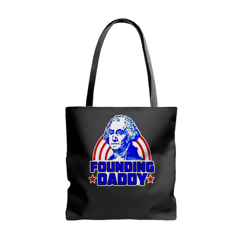 4Th July Drinking Usa President Founding Daddy Tote Bags