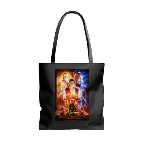 Aladdin Poster Tote Bags
