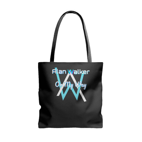 Alan Walker On My Way Logo Tote Bags