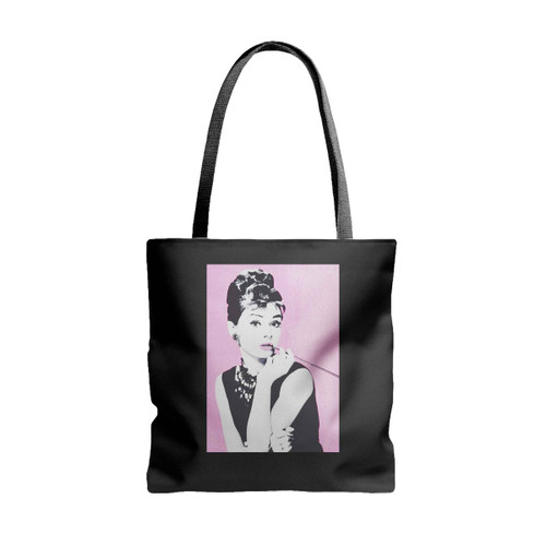 Audrey Hepburn Actress Breakfast At Tiffanys Actor Tote Bags