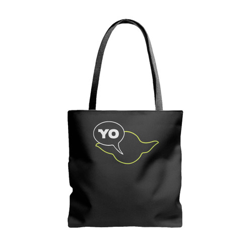 Baby Star Wars Yoda Funny Quote Tote Bags