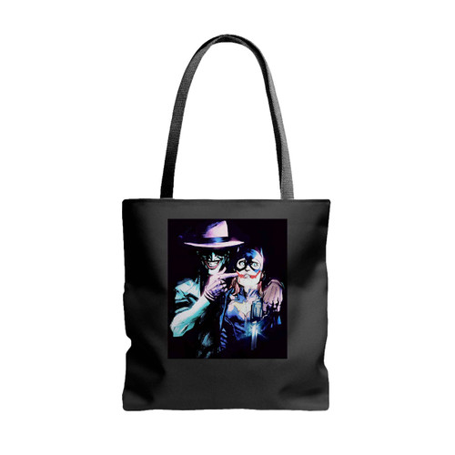 Batgirl Joker Comic Book Tote Bags