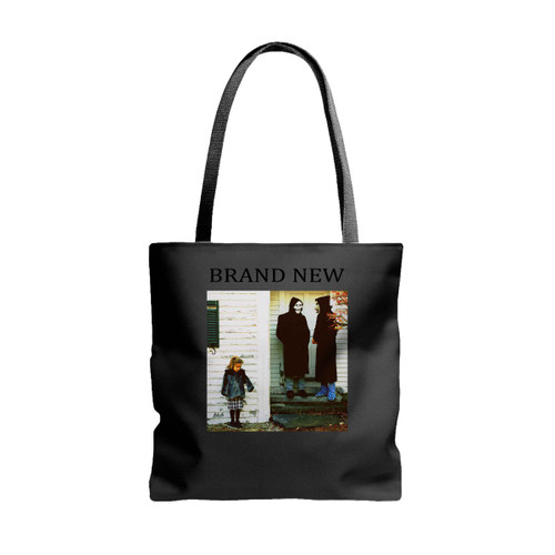 Brand New Brand New The Devil And God Are Raging Inside White Tote Bags