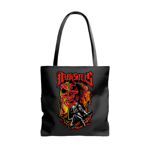 Dark Souls Metal Logo Tote Bags