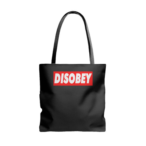 Disobey Suprame Tote Bags