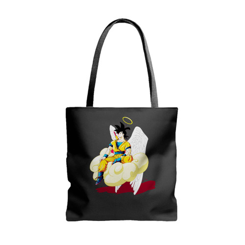 Dragonball Goku Pray Tote Bags