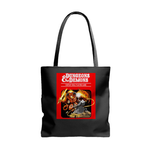 Dungeons And Dwarves Tote Bags