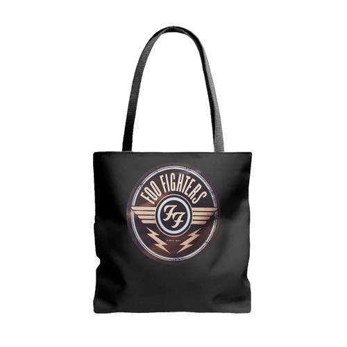 Foo Fighter Foo Fighter Logo Vintage And Retro Version Tote Bags